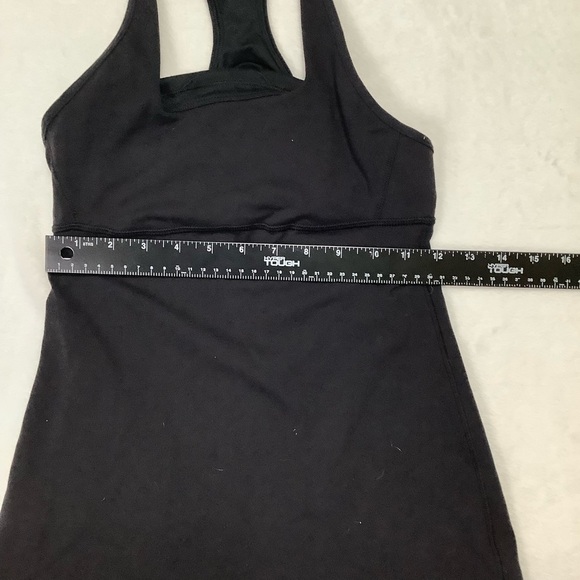 Lululemon Black Racerback Tank Size 4 - Picture 5 of 6